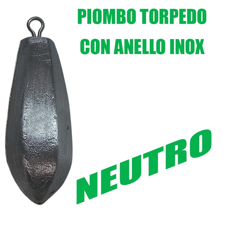 Piombo Torpedo con anello INOX