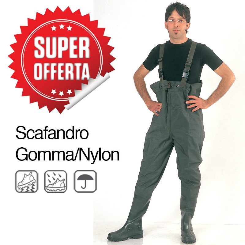 Scafandro Pesca Gomma/Nylon