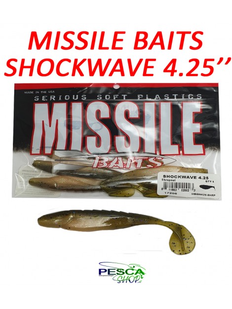 MISSILE BAITS - SHOCKWAVE 4.25'' - SHRAPNEL