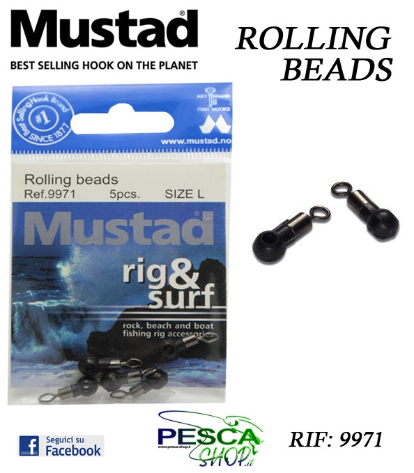 MUSTAD ROLLING BEADS